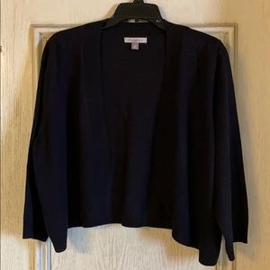 2X cropped 3/4 sleeve Sweater